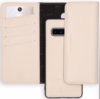 Selencia Uitneembare Slang Clutch Samsung Galaxy S10 - Wit