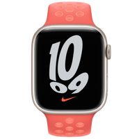 Apple Nike Sport Band voor Apple Watch Series 1 t/m 10 / SE / Ultra (2) (44/45/46/49 mm) - Ember/Crimson Bliss