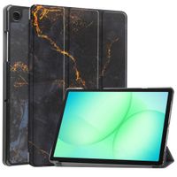 imoshion Design Trifold Case Samsung Galaxy Tab A11 Plus - Black Marble