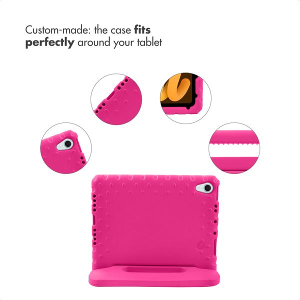 imoshion Kids-Proof Back Cover with Handle Apple iPad Mini 7 (2024) / iPad Mini 6 (2021) - Pink