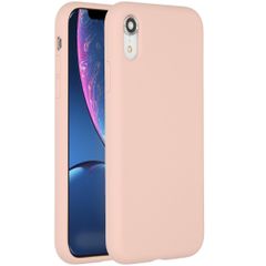 Accezz Liquid Silicone Backcover Apple iPhone Xr - Roze