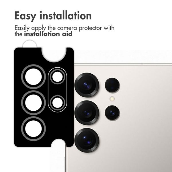 imoshion Camera Protector Glass 2-pack Samsung Galaxy S25 Ultra - Titanium Gray