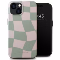 Selencia Vivid Backcover Apple iPhone 15 - Groovy Sage Green