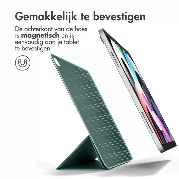 imoshion Magnetic Bookcase Apple iPad 11 (2025) 11 inch A16 / iPad 10 (2022) 10.9 inch - Donkergroen