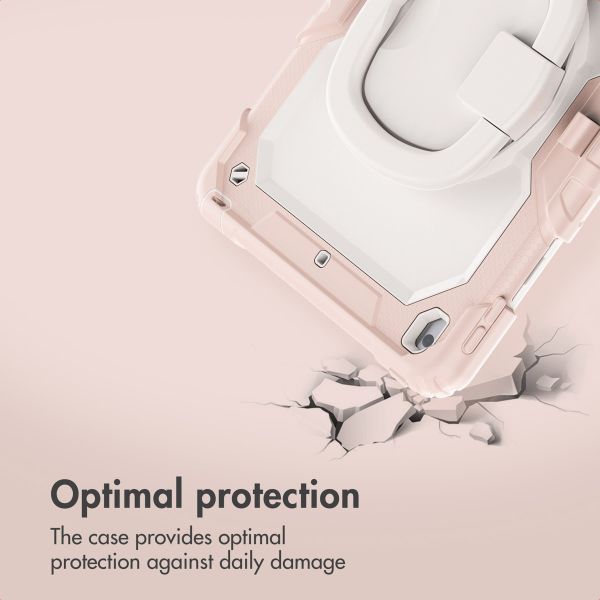 imoshion Rugged Kidsproof Back Cover Apple iPad 9 (2021) 10.2 inch / iPad 8 (2020) 10.2 inch / iPad 7 (2019) 10.2 inch - Pink