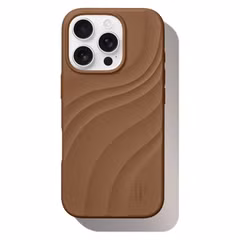 iDeal of Sweden Soft Swirl Silicone MagSafe Case Apple iPhone 16 Pro - Salted Caramel