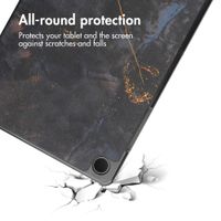 imoshion Design Trifold Case Samsung Galaxy Tab A11 Plus - Black Marble