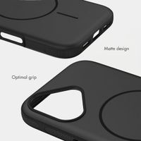 imoshion Colour Back Cover with Thin MagSafe Ring Apple iPhone 16 - Black