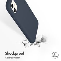 Accezz Liquid Silicone Back Cover Apple iPhone 11 - Dark Blue