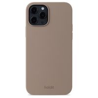 Holdit Silicone Case Apple iPhone 12 (Pro) - Mocha Brown