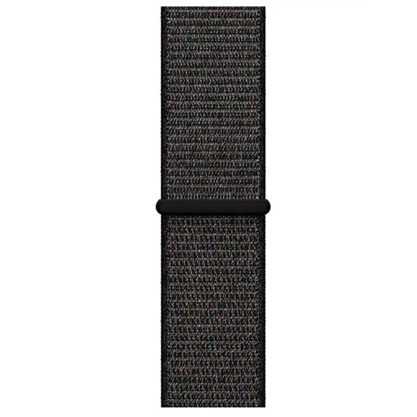 Apple Nike Sport Loop Band Apple Watch Series 1-9 / SE - 38/40/41 mm / Series 10 - 42 mm - Zwart