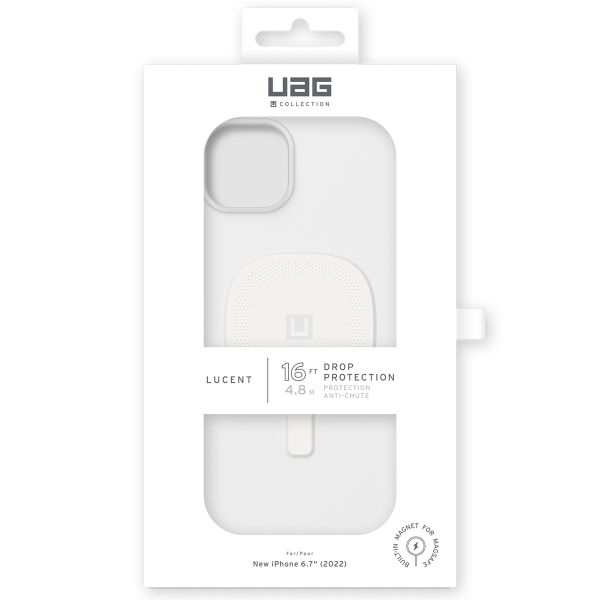 UAG Lucent 2.0 Backcover MagSafe iPhone 14 Plus - Marshmallow