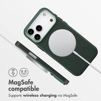 Accezz Leather Back Cover with MagSafe Apple iPhone 17 Pro Max - Cedar Green