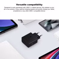 Samsung Originele Power Adapter met USB-C kabel - Oplader - USB-C aansluiting - Fast Charge - 45 Watt - 1,8 meter – Zwart