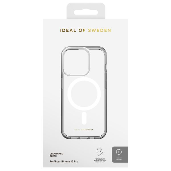 iDeal of Sweden Clear Case MagSafe Apple iPhone 15 Pro - Transparant