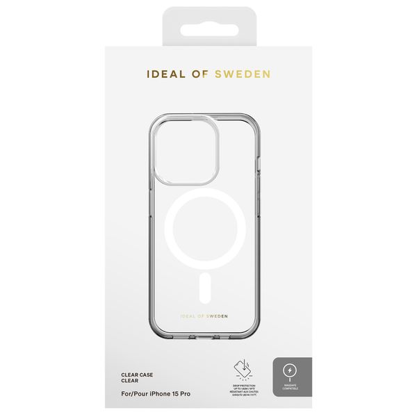 iDeal of Sweden Clear Case MagSafe iPhone 15 Pro - Transparant