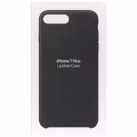 Apple Leather Backcover Apple iPhone 8 Plus / 7 Plus - Black