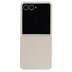 Accezz Liquid Silicone Backcover met MagSafe Samsung Galaxy Z Flip 8 - Stone