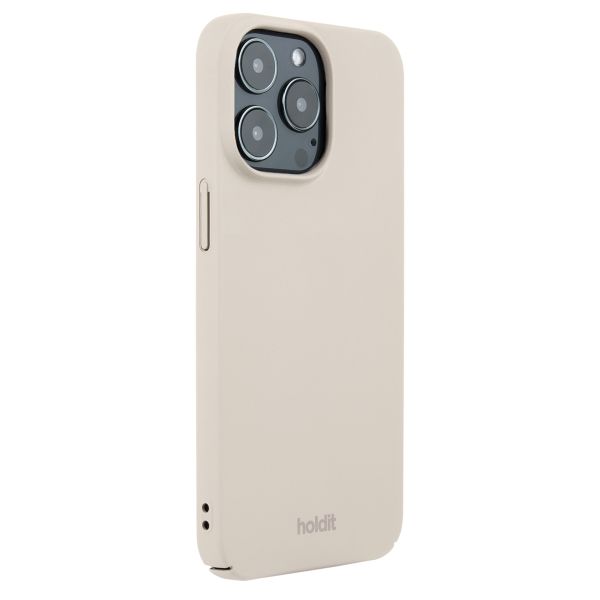 Holdit Slim Case iPhone 13 Pro - Light Beige