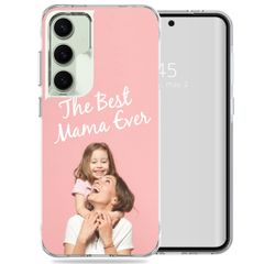 Ontwerp je eigen Samsung Galaxy S24 FE gel hoesje - Transparant