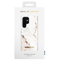 iDeal of Sweden Fashion Backcover Samsung Galaxy S22 Ultra - Carrara Gold