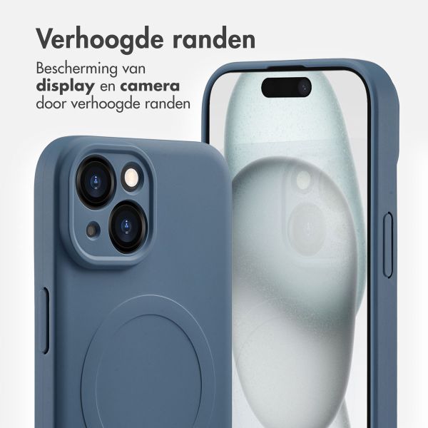 imoshion Color Backcover met MagSafe Apple iPhone 15 - Donkerblauw