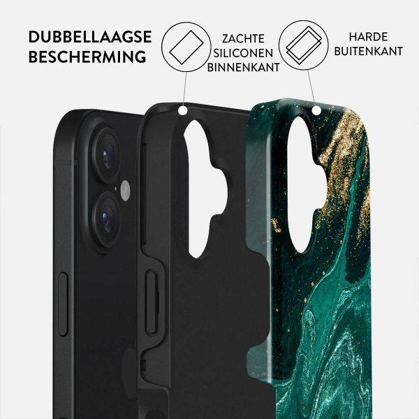 Burga Tough Backcover Apple iPhone 16 - Emerald Pool