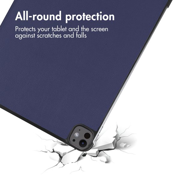 imoshion Trifold Book Case Apple iPad Pro 13 (2025) M5 / (2024) M4 - Dark Blue