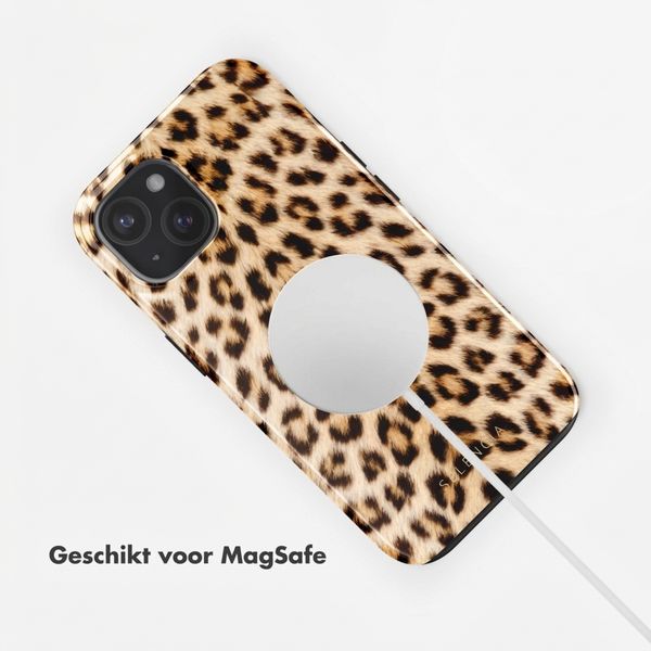 Selencia Vivid Backcover met MagSafe Apple iPhone 15 - Wild Leo