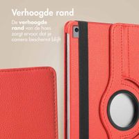 imoshion 360° draaibare Bookcase Apple iPad 9 (2021) 10.2 inch / iPad 8 (2020) 10.2 inch / iPad 7 (2019) 10.2 inch - Rood