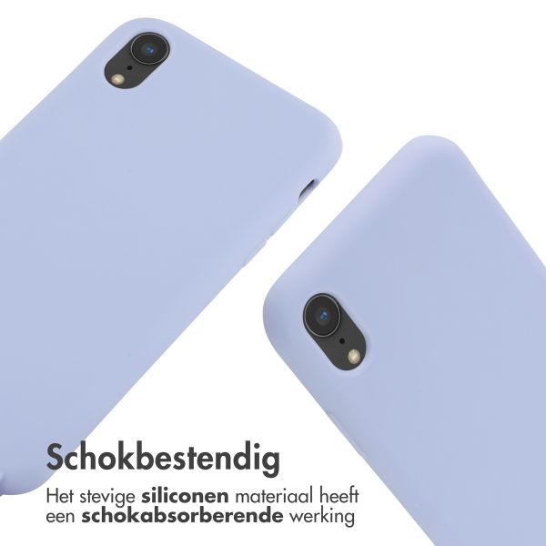 imoshion Siliconen hoesje met koord Apple iPhone Xr - Paars