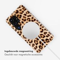 Selencia Vivid Backcover met MagSafe Samsung Galaxy S25 Ultra - Wild Leo