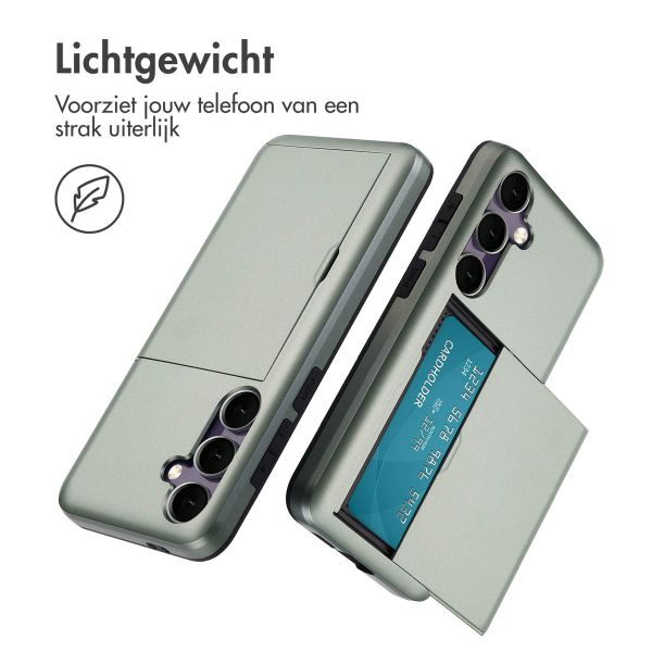 imoshion Backcover met pasjeshouder Samsung Galaxy S24 FE - Donkergroen