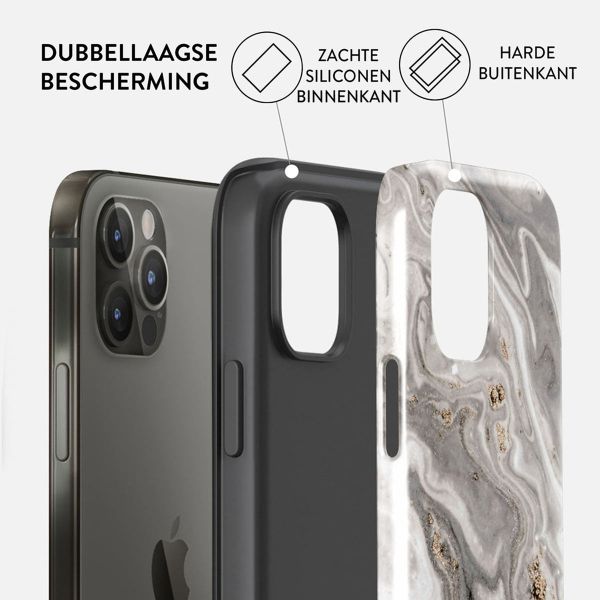 Burga Tough Backcover iPhone 12 (Pro) - Snowstorm