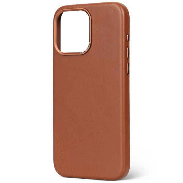 Decoded Leather Backcover MagSafe iPhone 15 Pro Max - Tan