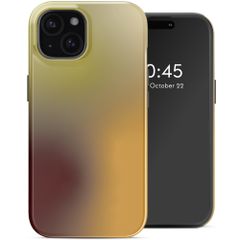 Selencia Vivid Case with MagSafe Apple iPhone 15 - Gradient Olive Dust