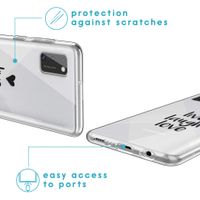 imoshion Design hoesje Samsung Galaxy A41 - Live Laugh Love