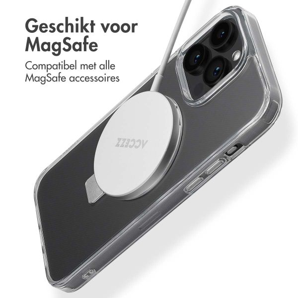 Accezz Ring Stand Backcover met MagSafe Apple iPhone 14 Pro Max - Transparant