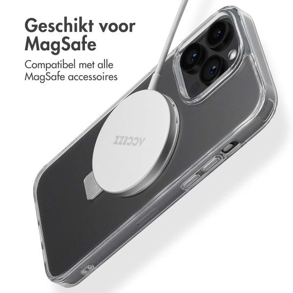 Accezz Ring Stand Backcover met MagSafe iPhone 14 Pro Max - Transparant