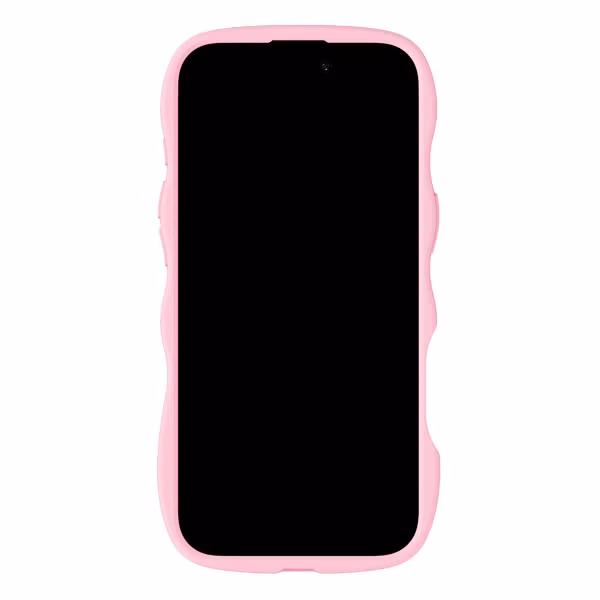 Holdit Wavy Case Apple iPhone Air - Transparent / Pink