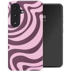 Selencia Vivid Backcover Samsung Galaxy S26 - Wavy Swirl Pink Plum