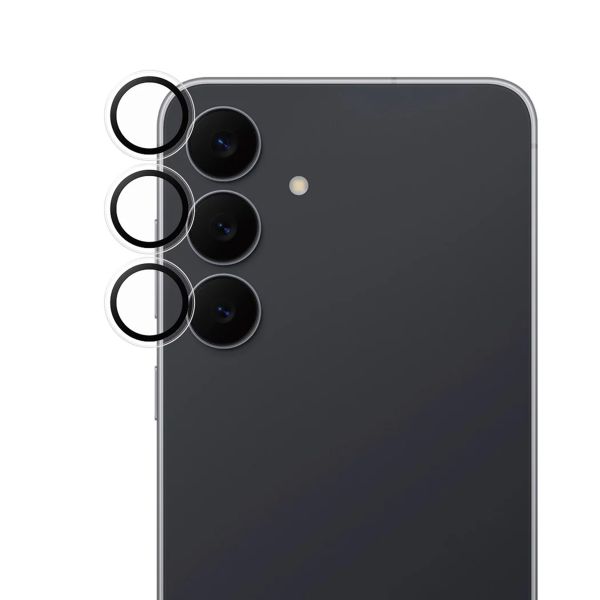 PanzerGlass Camera Protector Hoops Optic Rings voor de Samsung Galaxy S25 FE - Transparant