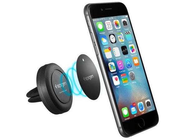 Spigen Magnetic Air Vent Mount - Telefoonhouder auto - Ventilatierooster - Magnetisch - Zwart