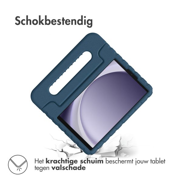 imoshion Kidsproof Backcover met handvat Samsung Galaxy Tab A9 8.7 inch - Donkerblauw