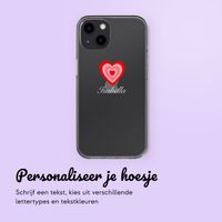 Hoesje met eigen foto en/of tekst Apple iPhone 13 - Hartje
