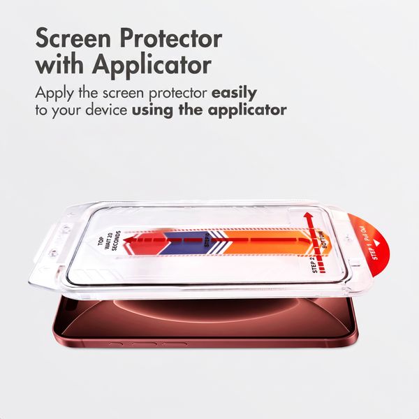 Accezz Tempered Glass Screen Protector + Applicator Apple iPhone 18 Pro Max / 17 Pro Max