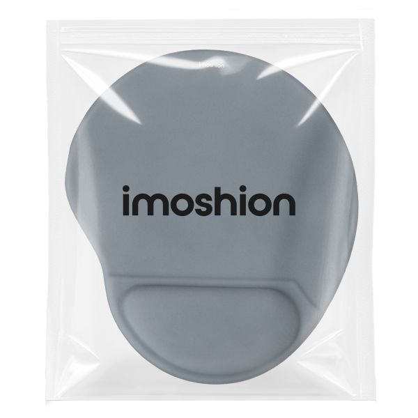 imoshion Ergonomische muismat - Muismat met polssteun - 30 x 25 cm - Seal Blue