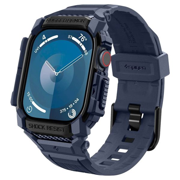 Spigen Rugged Armor™ Pro Case Apple Watch 10 - 42 mm - Navy Blue