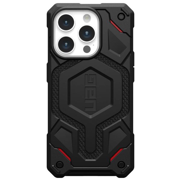 UAG Monarch Pro Backcover iPhone 15 Pro - Kevlar Black