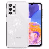imoshion Design hoesje Samsung Galaxy A23 (5G) - Paardenbloem - Wit
